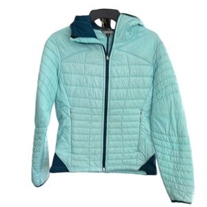 Smartwool Teal PhD Smartloft Hooded Jacket size Small
